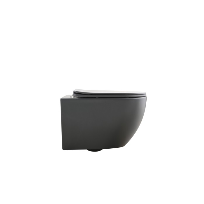 Унітаз підвісний Mixxus Premium ELLIPSE-0309-T1 GRAY 530x360x350mm система змиву TORNADO 1.0 (MP6655)