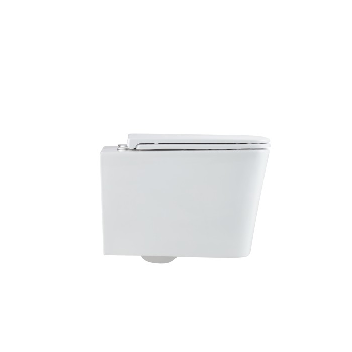 Унітаз підвісний Mixxus Premium Quadro-0302-R 530x360x365mm, система змиву Rimless (MP6454)