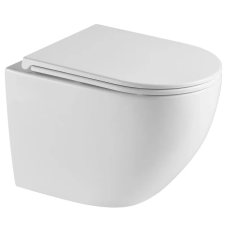 Унітаз підвісний Mixxus Premium Ellipse-0303-R 520x365x360mm, система змиву Rimless (MP6463)
