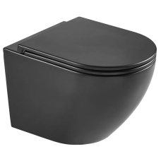 Унітаз підвісний Mixxus Premium ELLIPSE-0303-T3 BLACK 520х365х360mm,система змиву TORNADO 3.0 (MP6591)