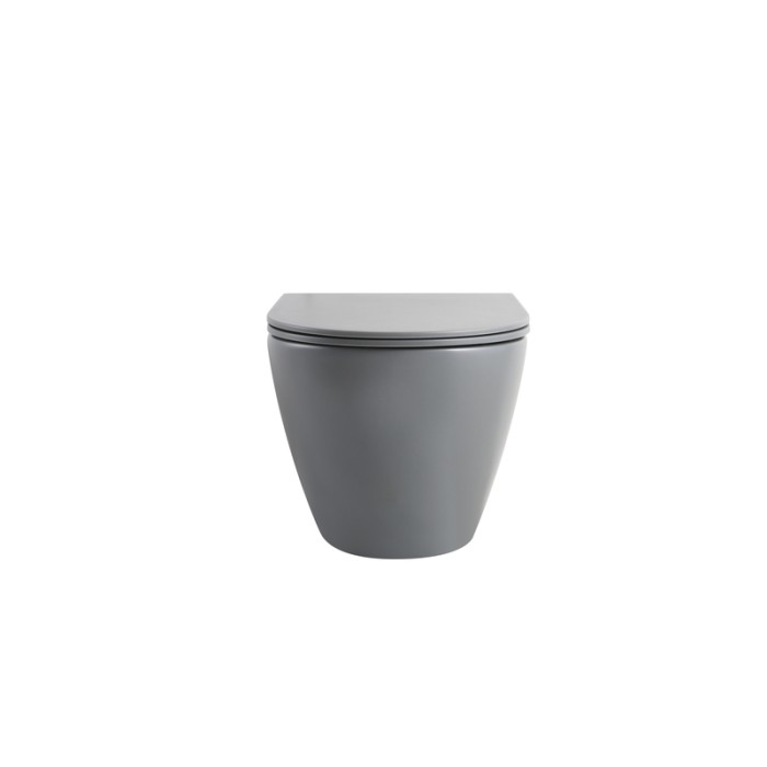 Унітаз підвісний Mixxus Premium ELLIPSE-0308-T3 GRAY 490x360x360mm система змиву TORNADO 3.0 (MP6654)