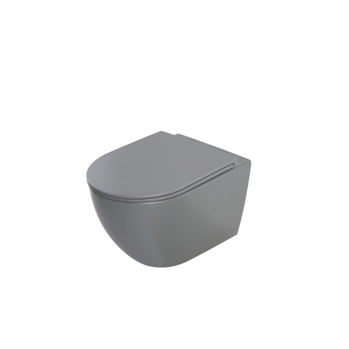 Унітаз підвісний Mixxus Premium ELLIPSE-0308-T3 GRAY 490x360x360mm система змиву TORNADO 3.0 (MP6654)
