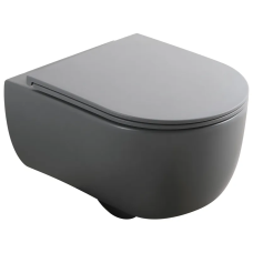 Унітаз підвісний Mixxus Premium TOPPER-0303-R GRAY 495x370x350mm система змиву RIMLESS (MP6657)