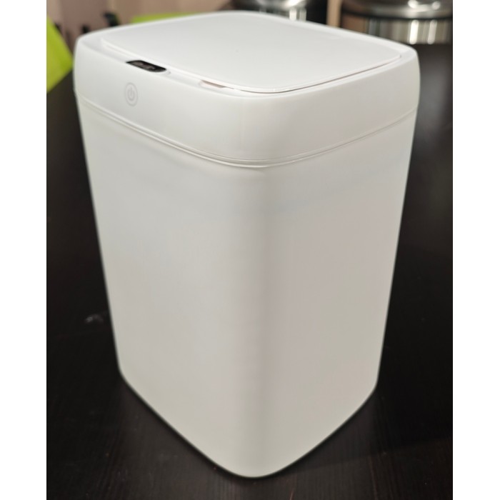 Відро для сміття сенсорне прямокутне Mixxus Wave-TC0314 White 14 л (колір білий) (MI8404)