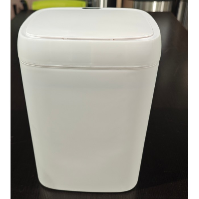 Відро для сміття сенсорне прямокутне Mixxus Wave-TC0314 White 14 л (колір білий) (MI8404)