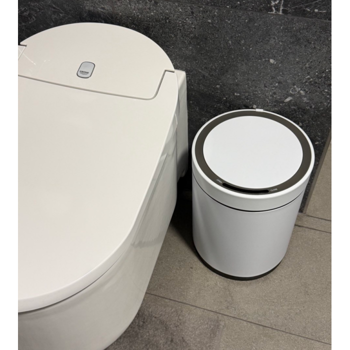 Відро для сміття сенсорне кругле KOER TC-020609-08 9 л (колір білий) (KR5938)
