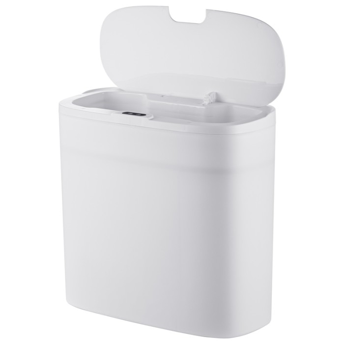 Відро для сміття сенсорне прямокутне Mixxus Wave-TC0414 White 14 л (колір білий) (MI8405)