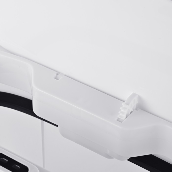 Відро для сміття сенсорне прямокутне Mixxus Wave-TC0414 White 14 л (колір білий) (MI8405)