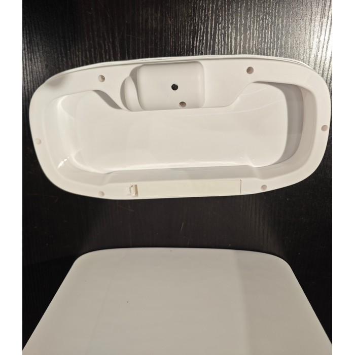 Відро для сміття сенсорне прямокутне Mixxus Wave-TC0414 White 14 л (колір білий) (MI8405)