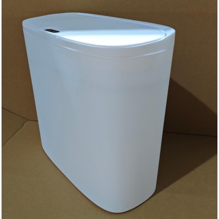Відро для сміття сенсорне прямокутне Mixxus Wave-TC0414 White 14 л (колір білий) (MI8405)