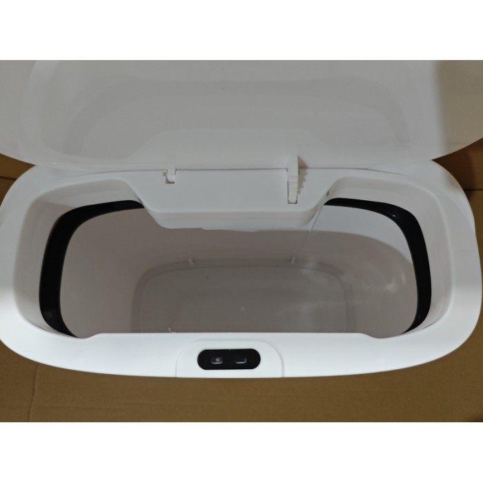 Відро для сміття сенсорне прямокутне Mixxus Wave-TC0414 White 14 л (колір білий) (MI8405)