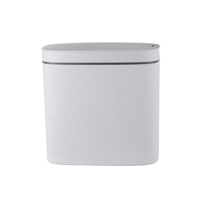 Відро для сміття сенсорне овальне Mixxus Flat-TC0109 White 9 л колір білий (MI7074)
