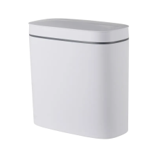 Відро для сміття сенсорне овальне Mixxus Flat-TC0109 White 9 л колір білий (MI7074)