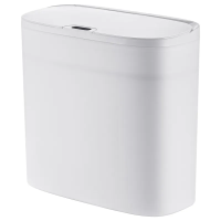 Відро для сміття сенсорне прямокутне Mixxus Wave-TC0414 White 14 л (колір білий) (MI8405)