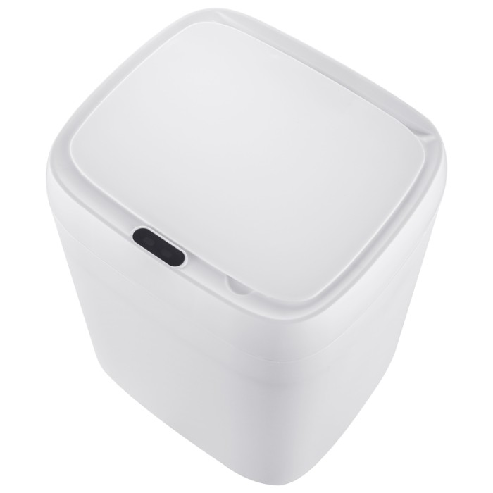 Відро для сміття сенсорне прямокутне Mixxus Wave-TC0212 White 12 л (колір білий) (MI8403)