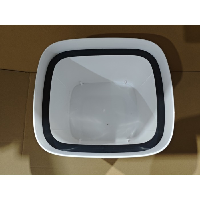 Відро для сміття сенсорне прямокутне Mixxus Wave-TC0212 White 12 л (колір білий) (MI8403)