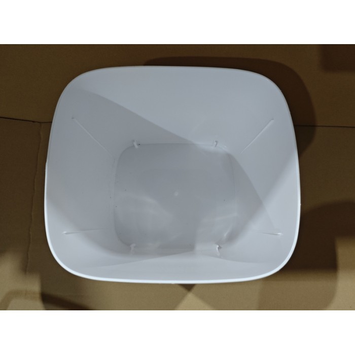Відро для сміття сенсорне прямокутне Mixxus Wave-TC0212 White 12 л (колір білий) (MI8403)
