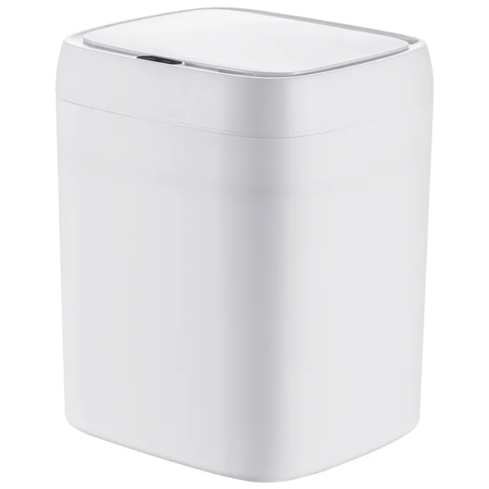 Відро для сміття сенсорне прямокутне Mixxus Wave-TC0212 White 12 л (колір білий) (MI8403)