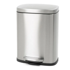 Відро для сміття з плавним закриттям прямокутне Mixxus Bevel-TC0105 SS Color 5л колір наржавійка (MI7086)