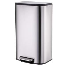 Відро для сміття з плавним закриттям прямокутне Mixxus Cubic-TC0112 SS Color 12л колір нержавійка (MI7089)