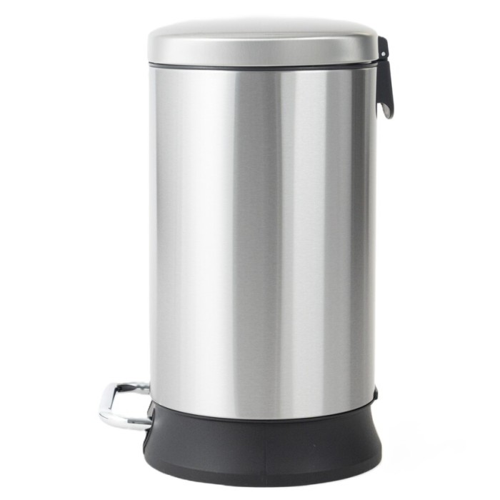 Відро для сміття з плавним закриттям овальне Mixxus Premium Strong-TC0105 SS Color 5л колір наржавійка (MI7080)