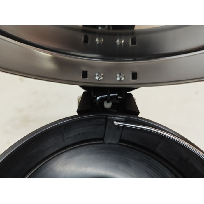 Відро для сміття з плавним закриттям кругле Mixxus Ellipse-TC0205 Brushed Gold 5л (колір матове золото) (MI8400)