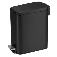 Відро для сміття з плавним закриттям прямокутне Mixxus Diverse-TC0312 Black 12л колір чорний (MI7091)