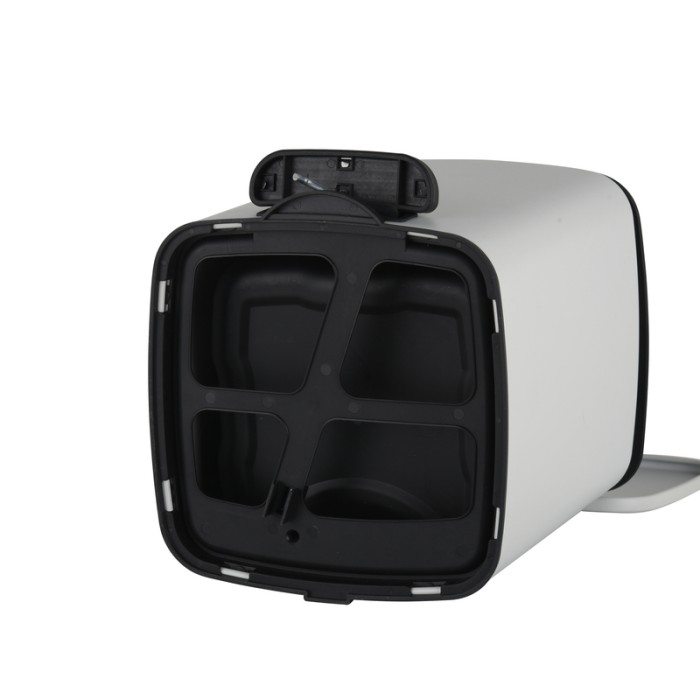Відро для сміття з плавним закриттям квадратне Zerix Kubix-TC0106 White 6 л (колір білий) (ZX6109)