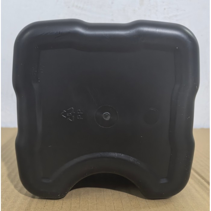 Відро для сміття з плавним закриттям квадратне Zerix Kubix-TC0106 White 6 л (колір білий) (ZX6109)