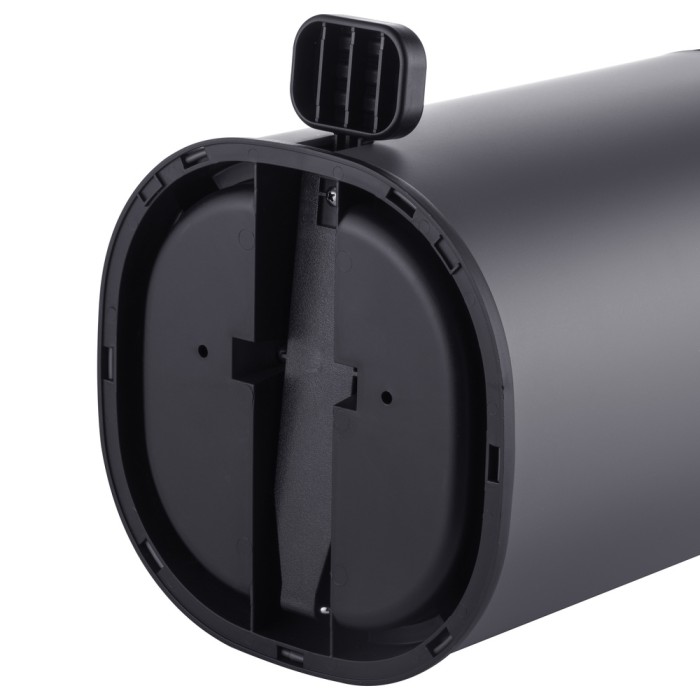 Відро для сміття з плавним закриттям овальне Mixxus Premium Olivary-TC0105 Graphite 5 л колір графіт (MI7063)