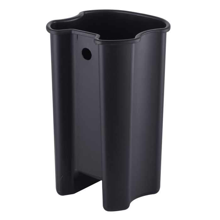 Відро для сміття з плавним закриттям овальне Mixxus Premium Olivary-TC0105 Graphite 5 л колір графіт (MI7063)
