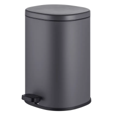 Відро для сміття з плавним закриттям овальне Mixxus Premium Olivary-TC0105 Graphite 5 л колір графіт (MI7063)