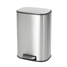 Відро для сміття з плавним закриттям овальне Mixxus Premium Diverse-TC0112 SS Color 12л колір наржавійка (MI7079)
