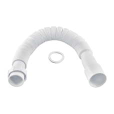 Гофротруба сполучна Zerix GN-01-B з накидною гайкою 1 1/2" (460-1100 мм) (ZX5096)