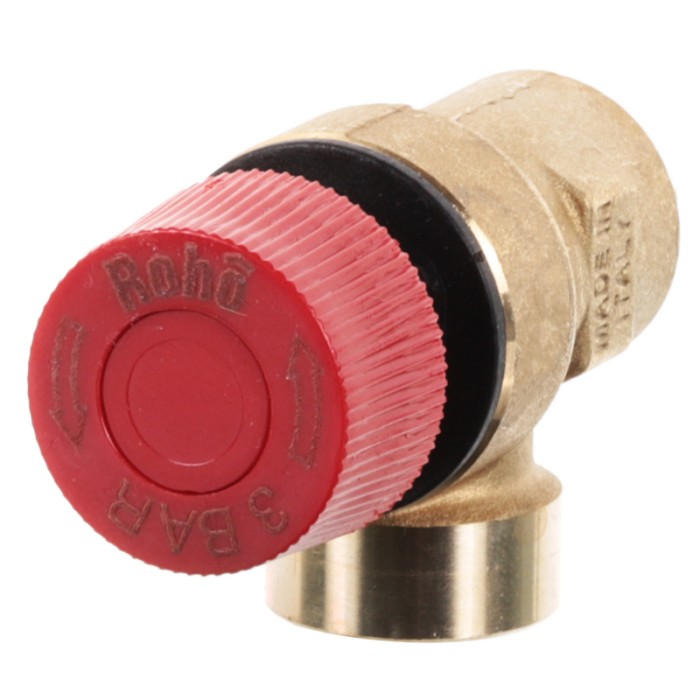 Клапан запобіжний Roho R2000-030 - 1/2" ВВ (3 бар) (RO0169)