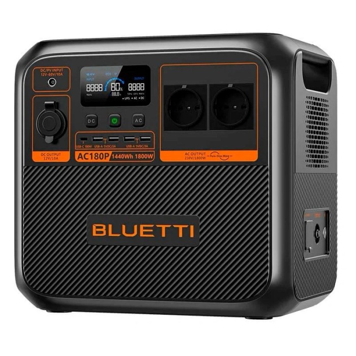 Зарядна станція BLUETTI AC180P 1800 Вт, 1440 Вт/год (BL0555)