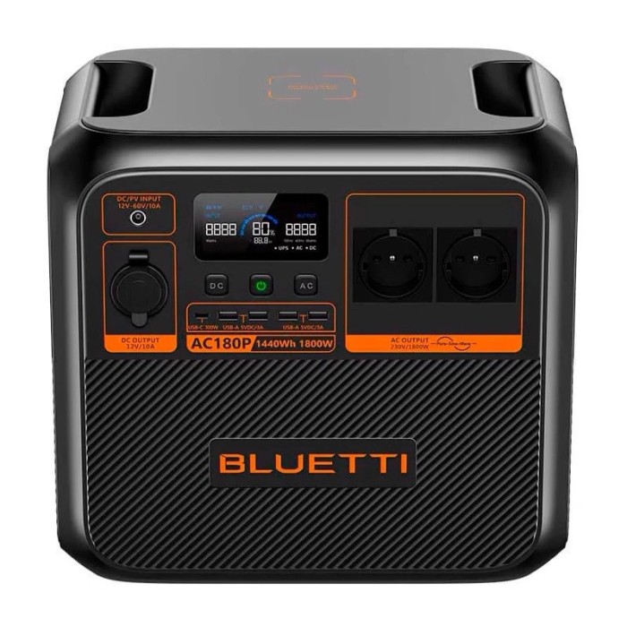 Зарядна станція BLUETTI AC180P 1800 Вт, 1440 Вт/год (BL0555)