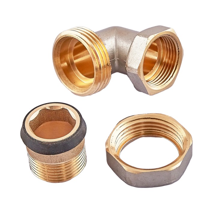Згін американка кутовий (латунь) Waterpro WP702-20 - 3/4" (WP3321)
