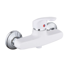 Змішувач для душа Plamix Fidel-003 SET White (з шлангом, лійкою та кронштейном) (PM0730)