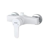 PLAMIX MARIO-003 SET WHITE Змішувач для душа (зі шлангом, лійкою та кронштейном)(Кол.білий)(30шт/ящ)