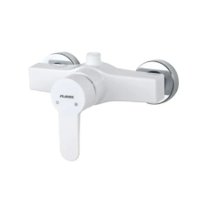 PLAMIX MARIO-003 SET WHITE Змішувач для душа (зі шлангом, лійкою та кронштейном)(Кол.білий)(30шт/ящ)