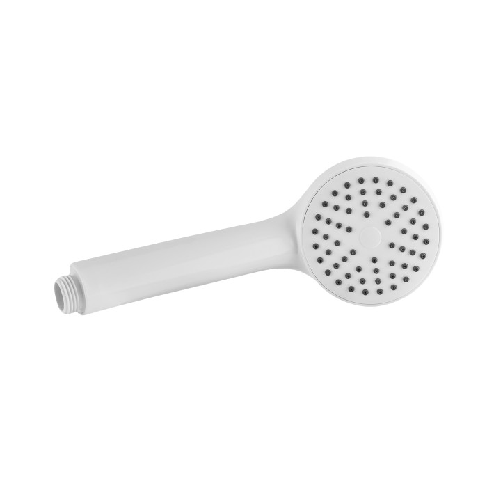 Змішувач для душової кабіни Plamix Cezar-003 SET White (з шлангом, лійкою та кронштейном) (PM0665)