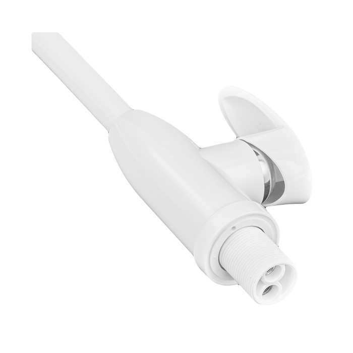 Змішувач для кухні Plamix Cezar-011-B SET White (з підведенням) (PM0667)