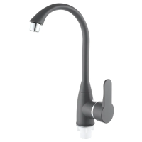 Змішувач для кухні Plamix Mario-011 Graphite (без підведення) (Колір графіт) (PM6099)