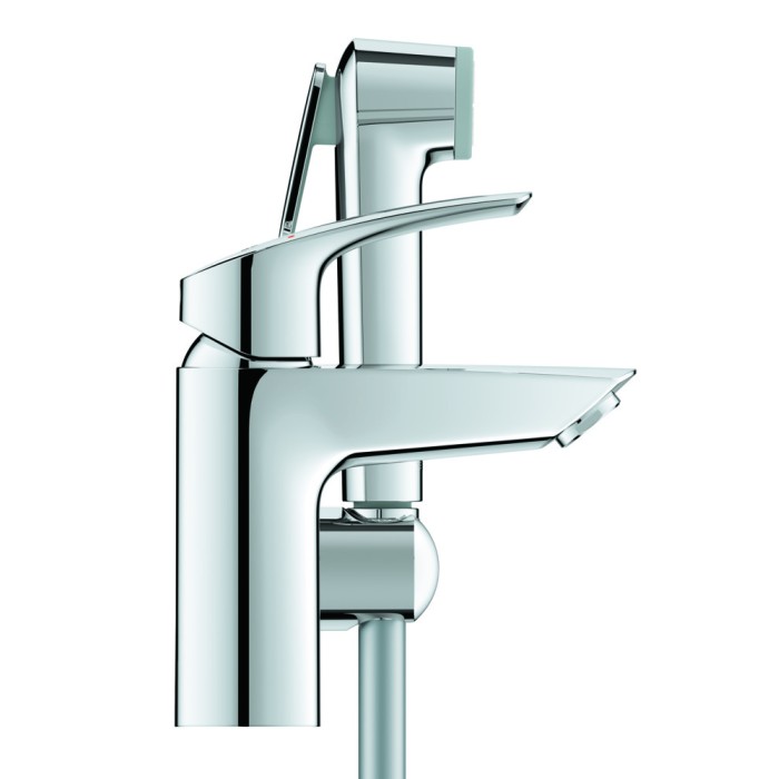Змішувач для раковини з гігієнічним душем Grohe Eurosmart New (23124003)