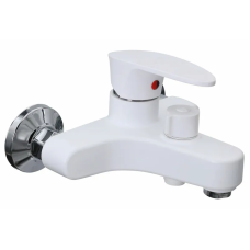 Змішувач для ванни Plamix Cezar-009 EURO White (без шланга, лійки та кронштейна) (PM0736)