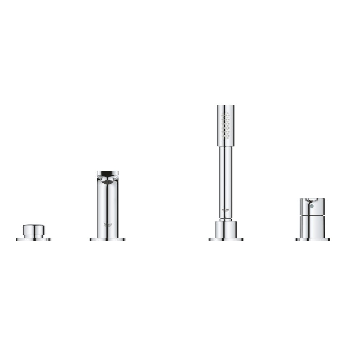 Одноважільний змішувач для ванни на 4 отвори Grohe Lineare (19577001)