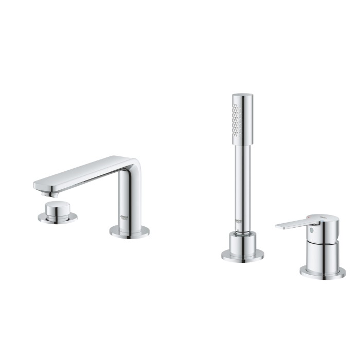 Одноважільний змішувач для ванни на 4 отвори Grohe Lineare (19577001)
