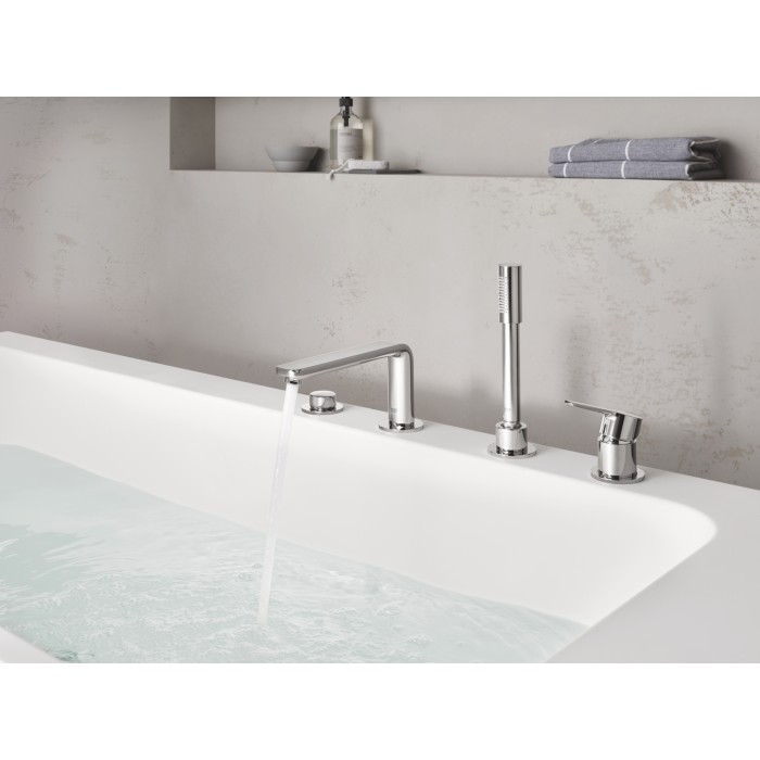Одноважільний змішувач для ванни на 4 отвори Grohe Lineare (19577001)