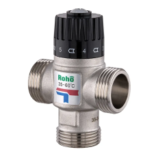 Клапан змішувальний Roho R1207-100 - 1" ЗР термостатичний (35-60*C) (RO1022)